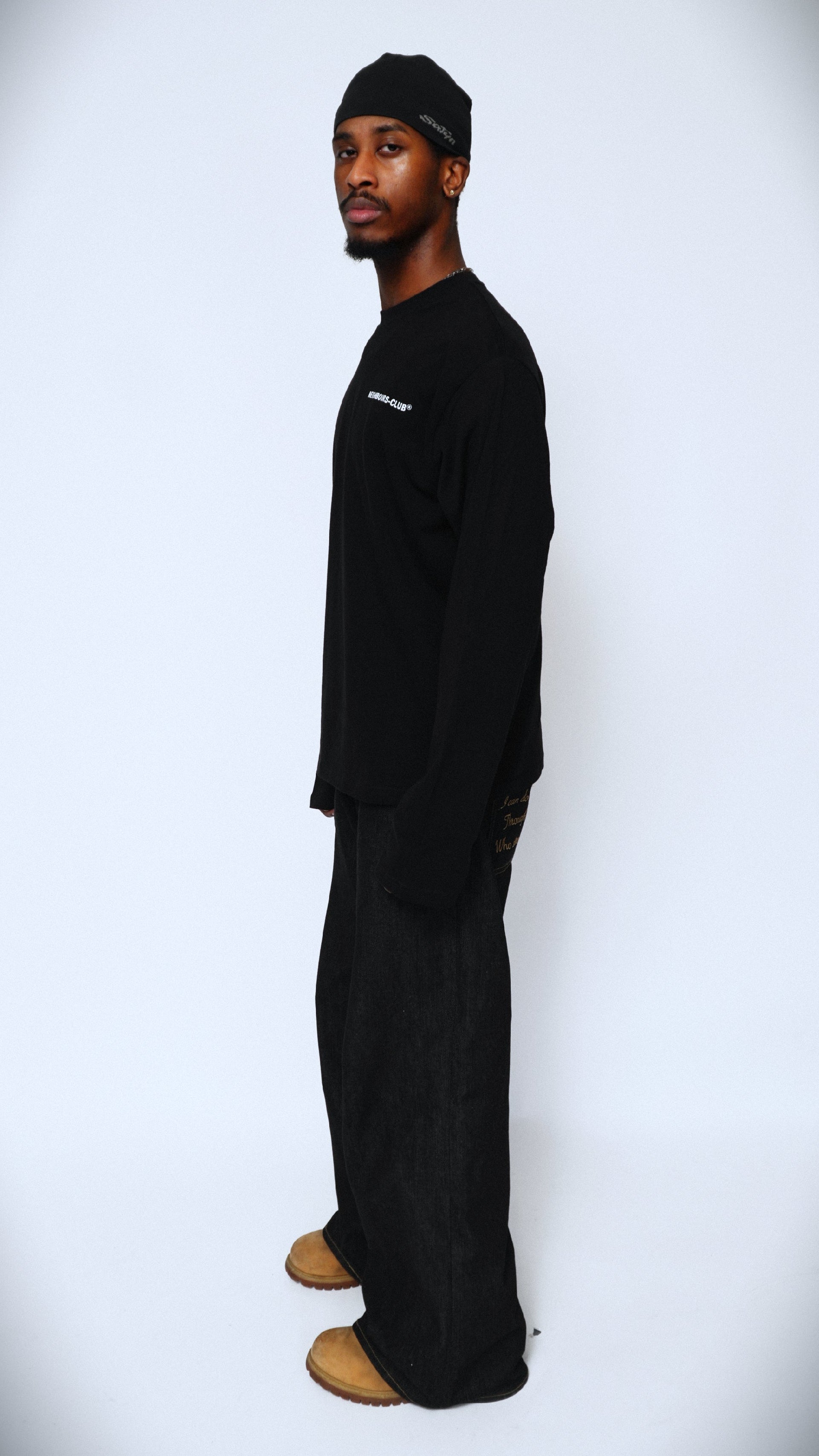 Neighbours-Club Collective Longsleeve (Zwart/Wit)