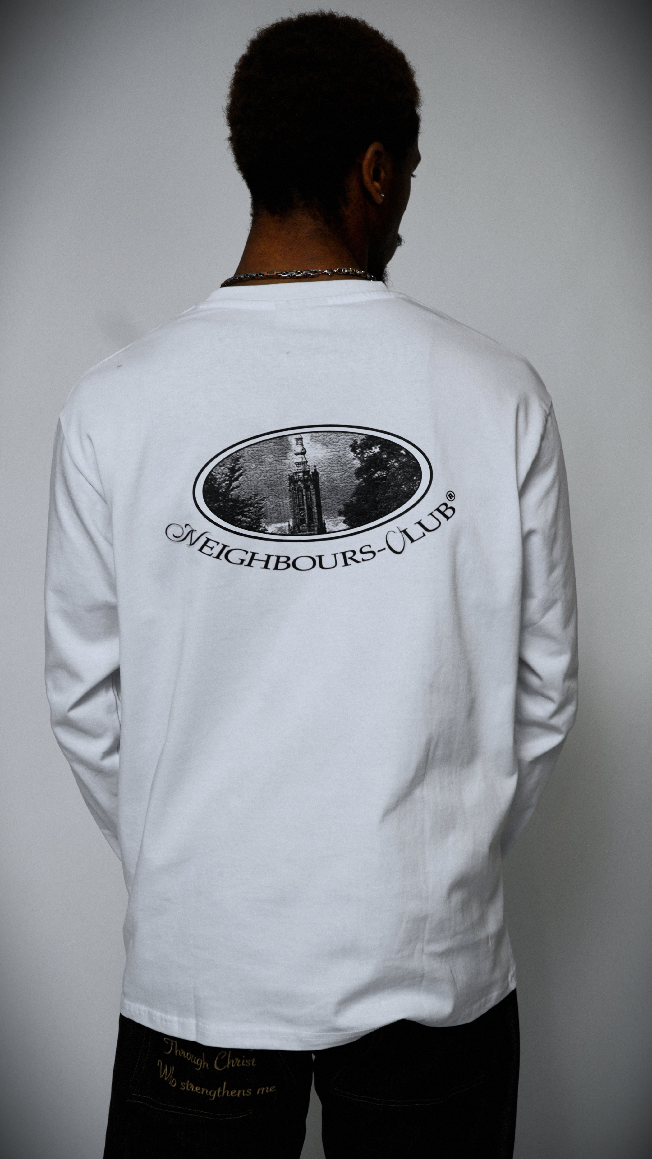 Neighbours-Club Heritage Longsleeve (Wit/Zwart)
