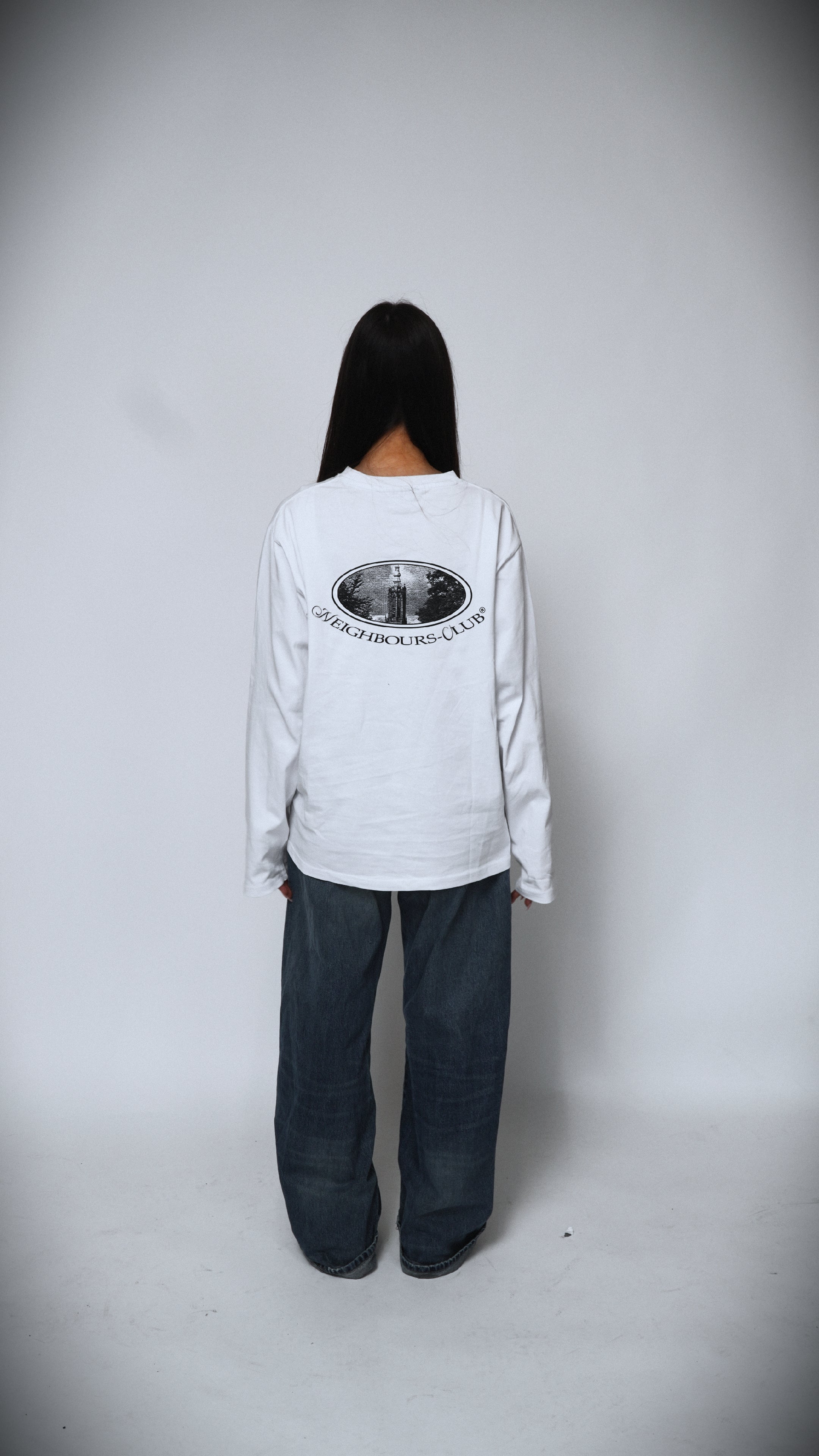Neighbours-Club Heritage Longsleeve (Wit/Zwart)