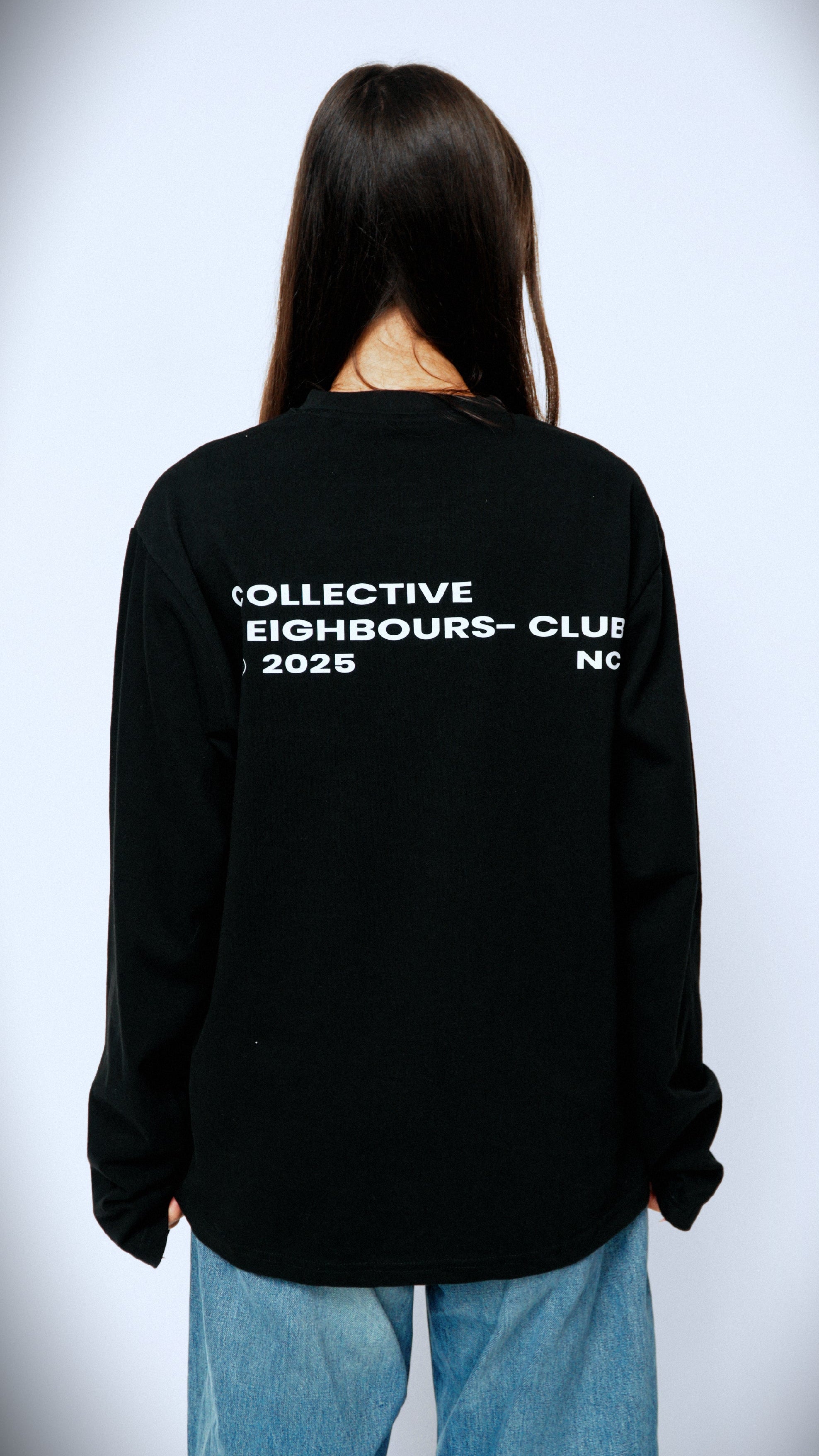 Neighbours-Club Collective Longsleeve (Zwart/Wit)